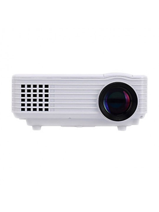 Portable 1080P HD 800 Lumens LED Projector with TV Output for Home Theater/Business/Education  