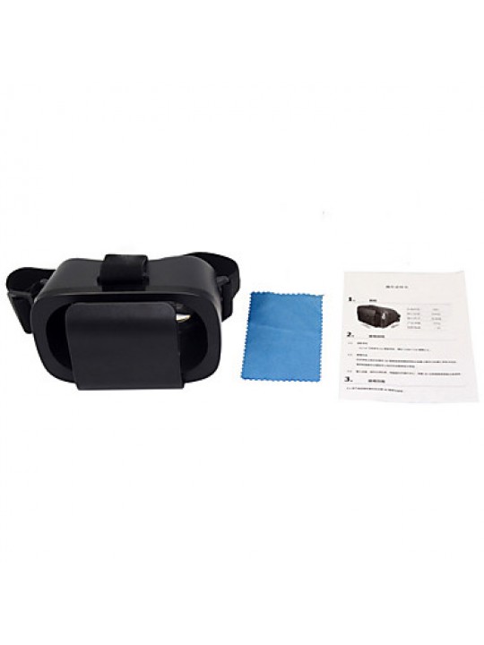 2016 Pro Version VR Virtual Reality 3D Glasses for 4.7 ~ 6" Mobile Phone - Black  