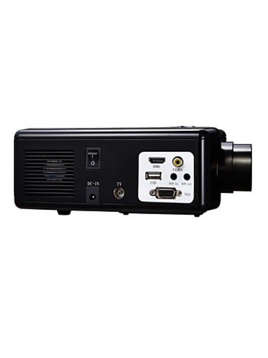DS86 Portable Mini Mobile LED Projector 150 - Lumens 640 x 480 Resolution with AV / SV / YPRPB / VGA / HDMI / USB  
