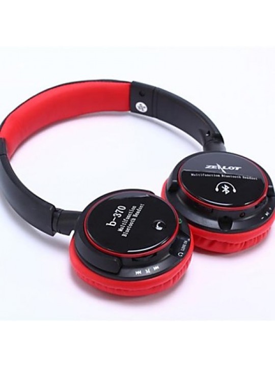 B370 Wireless Bluetooth 4.0 Streo Over Ear Headset with Mircophone Hi-Fi for Smartphone
