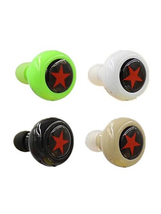 Bluetooth V3.0 In-Ear StereoHeadphone With MICfor 6/5/5S S4/5 and Others (Assorted Colors)