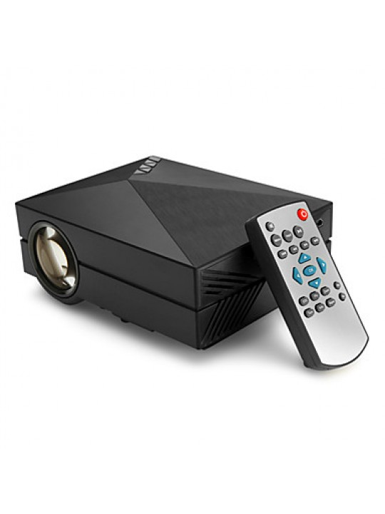 1080P Mini LCD Projector Portable Support AV/SD/USB/HDMI/VGA - G60 Home Cinema Theater Interface Video Games Movie  