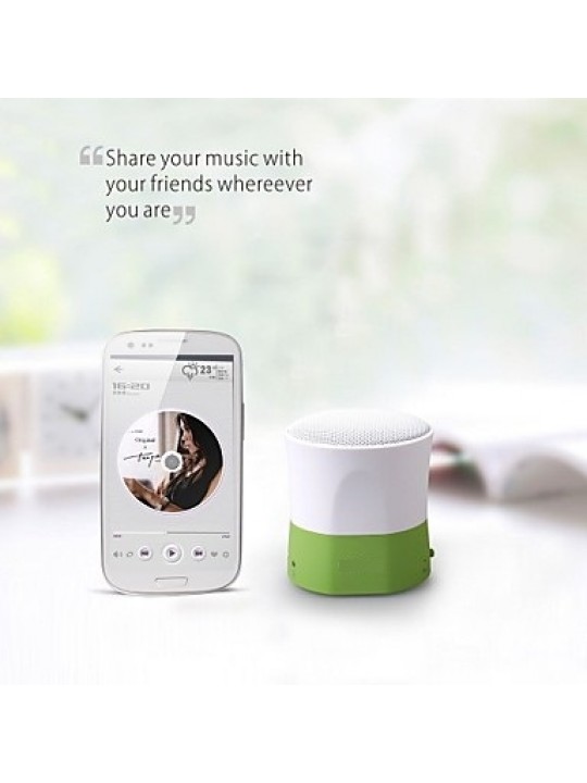 MINI Ultra-Portable Wireless Bluetooth V3.0 Speaker w/ Microphone (Assorted Colors)   